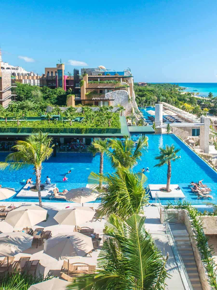 Swimming Pool at Hotel Xcaret Mexico